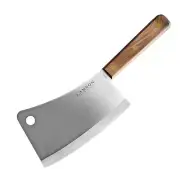 Lamson Meat Cleaver with Riveted Walnut Handle Stainless Steel 12