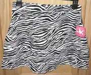 J Khaki Black/White Zebra Print Ruffled Tiered Skirt - Girls 7-16 - $22