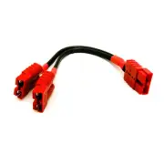 RED Anderson Plug Double Adaptor Genuine Extension Lead Camper Caravan 4WD