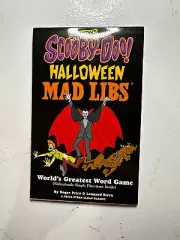 SCOOBY-DOO HALLOWEEN MAD LIBS By Roger Price & Leonard Stern Excellent Condition