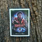 "MICHAEL JACKSON: THRILLER" 《麥可傑克森：驚悚片》貼紙 音樂錄影帶1983年 STICKER