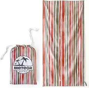 Meteor Beach Towel Quick Dry Extra Large 180x90cm Pool Towels with Carry Bag, Oversized Travel Towel Swimming Towel, Beach Accessories, Sand Free Lightweight Compact Beach Towels