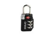 Korjo Combination Lock TSA Compliant Black Travel Accessories TSA71