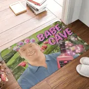 Gibby Kitchen Carpet Cave Garden Party Flannel Mat Welcome Doormat Home Decor