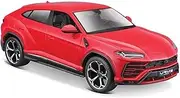 Scale Finished Model Car 1:24 Scale for Lamborghini Urus SUV Alloy Diecast Car Model Simulation Miniature Vehicle Souvenir Ornaments Die-cast Vehicle(Red)