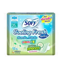 在飛比找PChomeThai泰國購物優惠-SOFY 蘇菲 - 清新涼感超薄小黃瓜系列衛生棉 25cm*