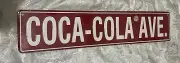 COCA COLA AVE STREET SIGN NOVELTY VINTAGE TIN COKE COLLECTABLE SEALED