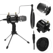 Condenser Microphone Streaming Microphone Tripod Recording Mic