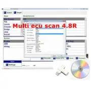 Multi Ecu Scan 4.8 for Fiat Connector Work with ELM327 Auto Repair Software