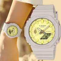 在飛比找PChome24h購物優惠-CASIO 卡西歐 G-SHOCK 草本系列女錶-檸檬黃(G