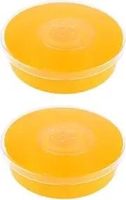 2 Pcs Bee Feeder - Plastic Bee Water Feeder Drinking Bowls Beekeeping Tools