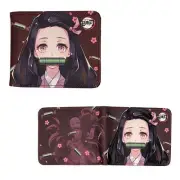 New Nezuko Kamado with Bamboo DEMON SLAYER BiFold Wallet Kimetsu no Yaiba
