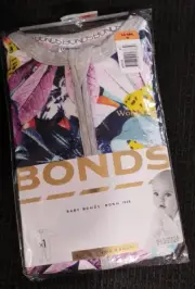 Bonds Girls Boys Floral Zippy Coverall Romper Jumpsuit Wondersuit - Size 00 NEW