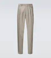 [Brunello Cucinelli] Brunello Cucinelli Virgin wool flannel straight pants UK 34 beige