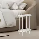 Acrylic Table 2 Tiers Decorative Small Bedside Table for Home Cafe Apartment
