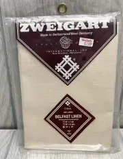 ZWEIGART BELFAST LINEN 18"X 18" 32 Count 100% Linen - NEW