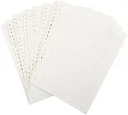 HONMEET 3sets A5 Notebook Refills Detachable Loose-leaf Paper for Note-taking Diary Writing 150pcs*3