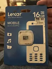 Lease MicroSDHC 16GB(K) Little Black Stuff On Packaging New Sealed Buy Me Today