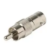 50 pack BNC female jack to RCA male plug coax adapters