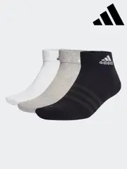 adidas Multi Cushioned Sportswear Ankle Socks 6 Pack (C56647) | $42