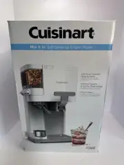 Cuisinart ICE-48 Mix It In Soft Serve 1.5 Quart Ice Cream Maker White