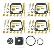 4 X CARB REBUILD KIT XJ750 Seca 81-83 plus 1 Fuel Petcock Repair Kit XJ 750R