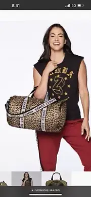 Leopard print Zumba Bag