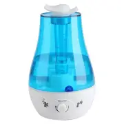 (UK Plug)3L Ultrasonic Humidifier Diffuser LED Light Home Office Room Mist Ma CT
