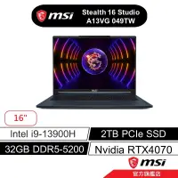 在飛比找蝦皮商城優惠-msi 微星 Stealth16 A13VG 049TW 1