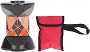 New 360 Degree Mini Prism, k9 Optical Glass ABS 360 Degree Mini Prism Red Film Universal Reflector for Leica GRZ101 Total Station