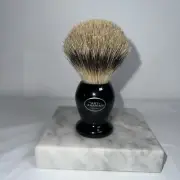 The Art of Shaving Hand Made Silvertip Badger 3” Shaving Brush Black Resin