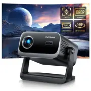 [Electric Focus & Auto Keystone] Mini Projector with WiFi Bluetooth, Portable...