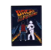 BACK TO THE FUTURE MOVIE POSTER ENAMEL PIN - FREE AU POST - AU STOCK