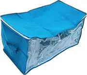 Foldable Clothes Storage Bag Large Capacity Organizer with Handle for Bedding and More Space Saving Closet Organizer for Home and Dorm Storage