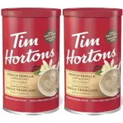 Tim Hortons French Vanilla Cappuccino Sweet and Creamy (454g/16 oz.,) 2pk,