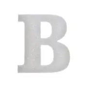 EPS Foam Cut Out Letter B, 4-3/4-inch, 12-count