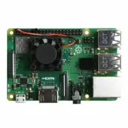 Fast Cooling Square 1/2 Dual Fan Single Fan w/ Heatsink for Raspberry Pi 3B/3B+