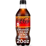 Coca‑Cola® Zero Sugar Orange Cream - 20 fl oz Bottle