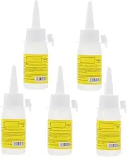 Operitacx 5pcs Dropper Bottle Refillable Glue Bottle Glue Applicator Bottle Glue Dispensing Bottle Glue Dispenser Bottle Dropper Glue Application Bottle Glue Dropper Transparent Plastic