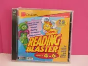 Davidson Learning CD-ROM Game Reading BLASTER Ages 4-6 Brand NEW Factory Sealed