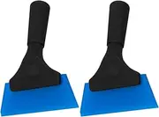 TINEASUR Pp Material Film Scraper Set Glass Window Vacuum Squeegee Glass Wiper Tinting Tools Rubber Squeegee Rear View Table Wiper