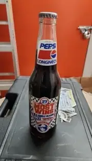 Vintage Pepsi Bottle Longneck Richard Petty # 43 1984 Most Wins Single Season