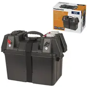 [Powertech] Battery Box with Voltmeter 2x USB Charger and Anderson Plugs