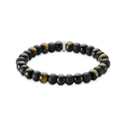 Buy Bracelet with obsidian and tiger's eye beads by Thomas Sabo online - THOMAS SABO Australia