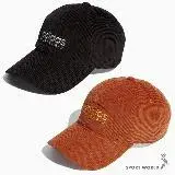 在飛比找遠傳friDay購物優惠-Adidas 帽子 老帽 燈芯絨 黑/棕 IB2664/II