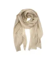 Brunello Cucinelli Sparkled Scarf One size Nude
