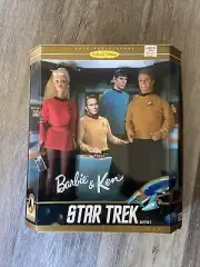 STAR TREK : Barbie & Ken Giftset Anniversary Collector Edition Mattel 15006 NEW