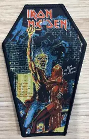 Iron Maiden BRING YOUR DAUGHTER TO THE SLAUGHTER Licensed Woven Patch Sew On