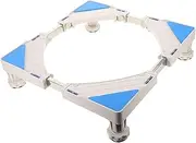 TEHAUX Washing Machine Base Adjustable Heavy Duty Dryer Base for Washer Dryer Elevated Support Frame with Integrated Shelf Leg Fixed Design for Easy Loading Storage