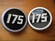 FOR MASSEY FERGUSON 175 TRACTOR SIDE BADGE PAIR